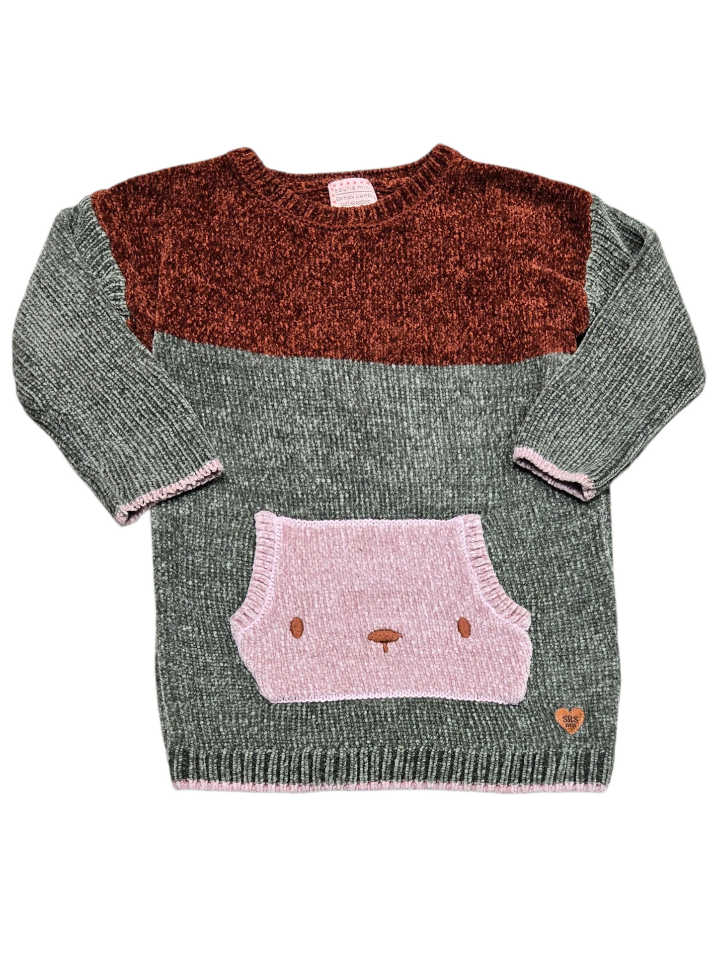 2-3ans Tunique de tricot SOURIS MINI