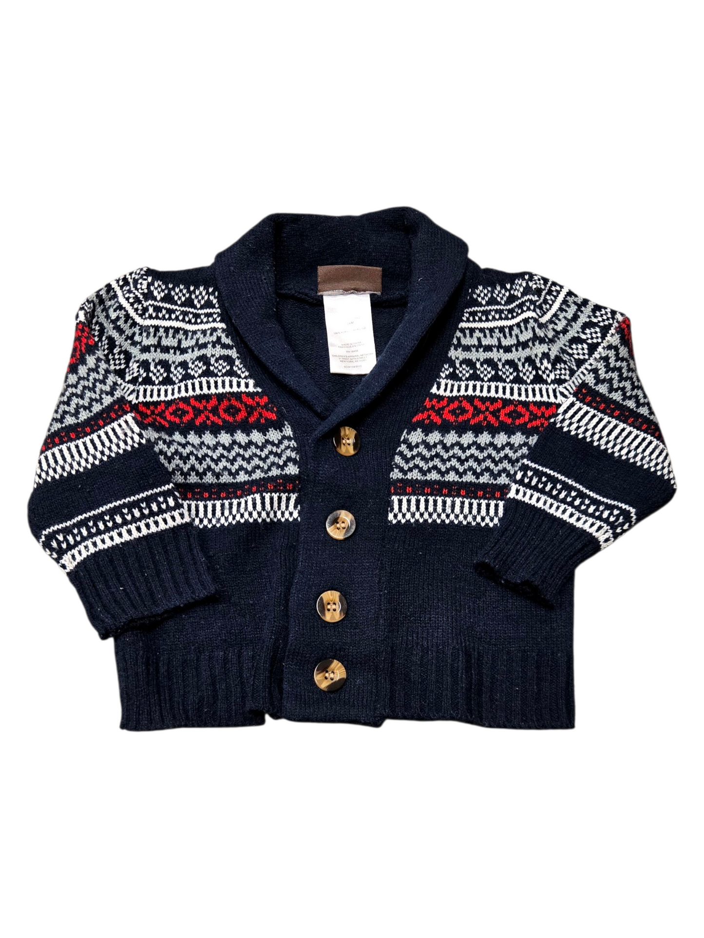 24m Veste de tricot festive