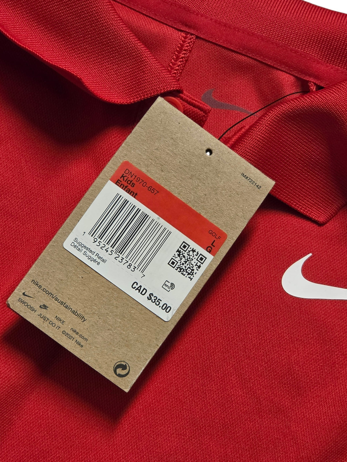 NEUF 10-12ans Polo NIKE