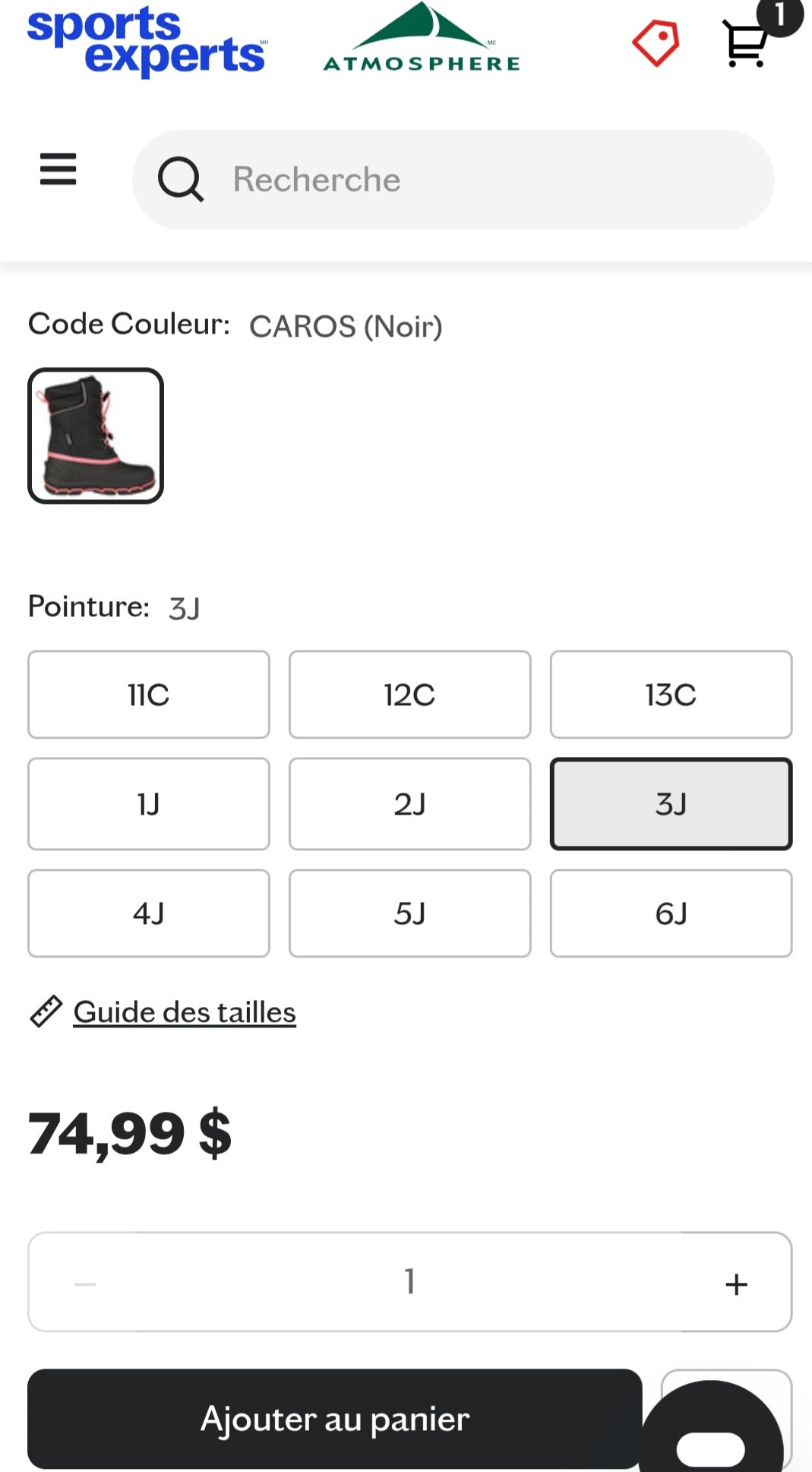 3junior Botte d'hiver RIPZONE