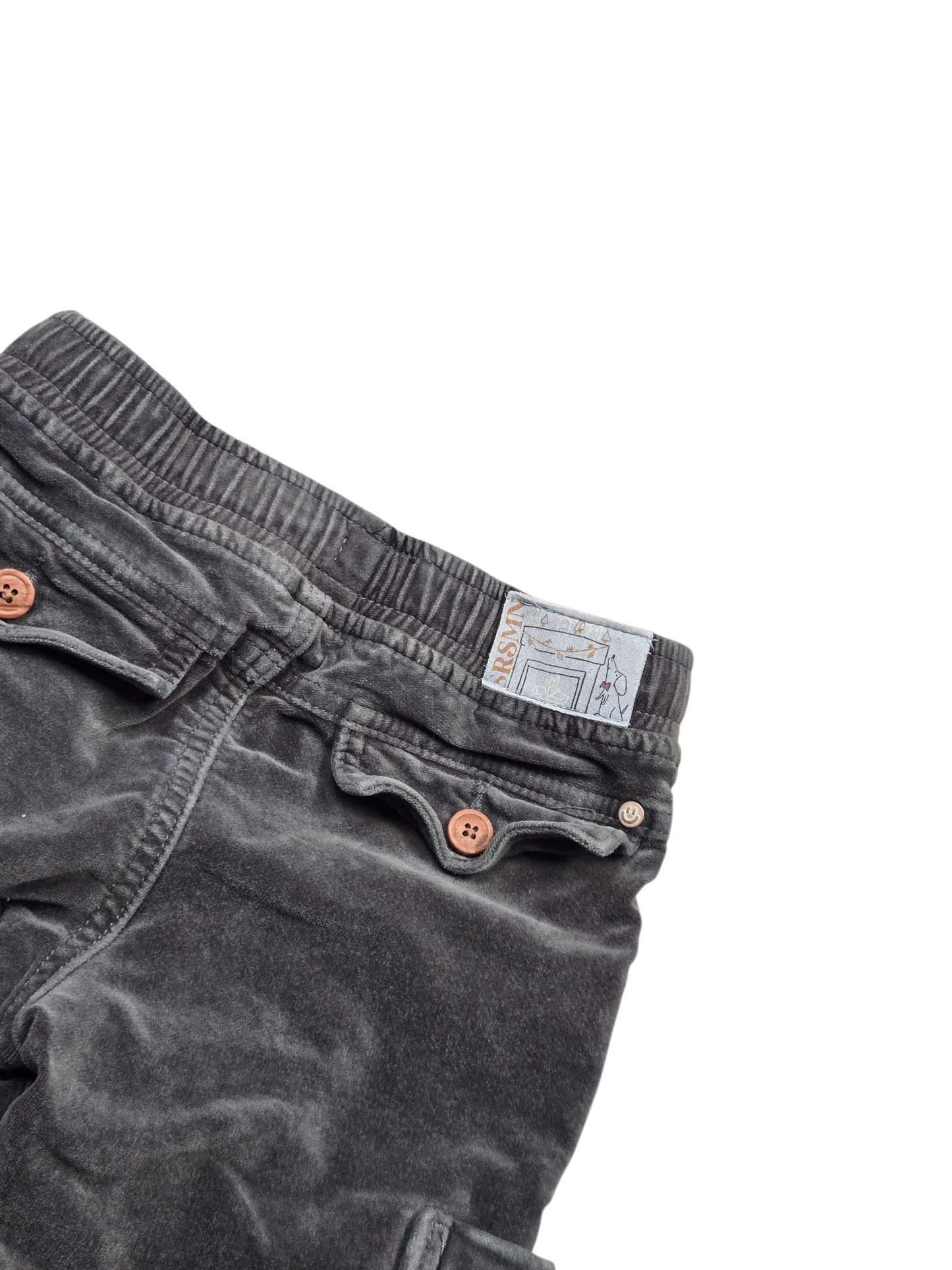 4ans Pantalon velour SOURIS MINI