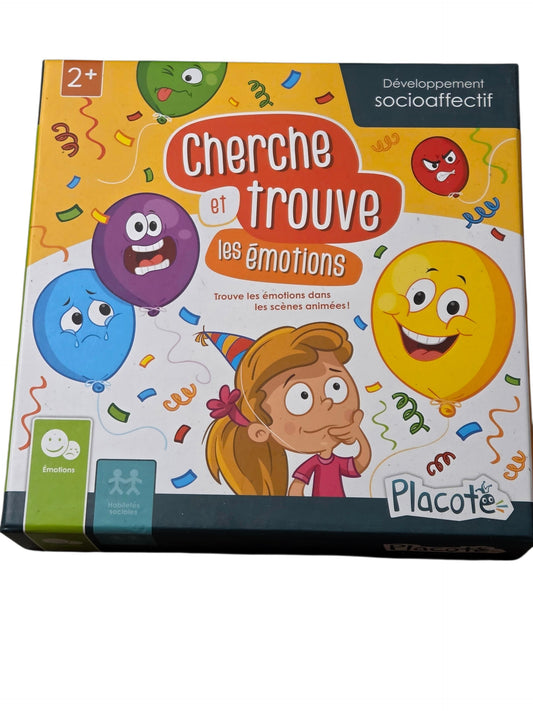 Jeux Cherche et trouve les émotions PLACOTE