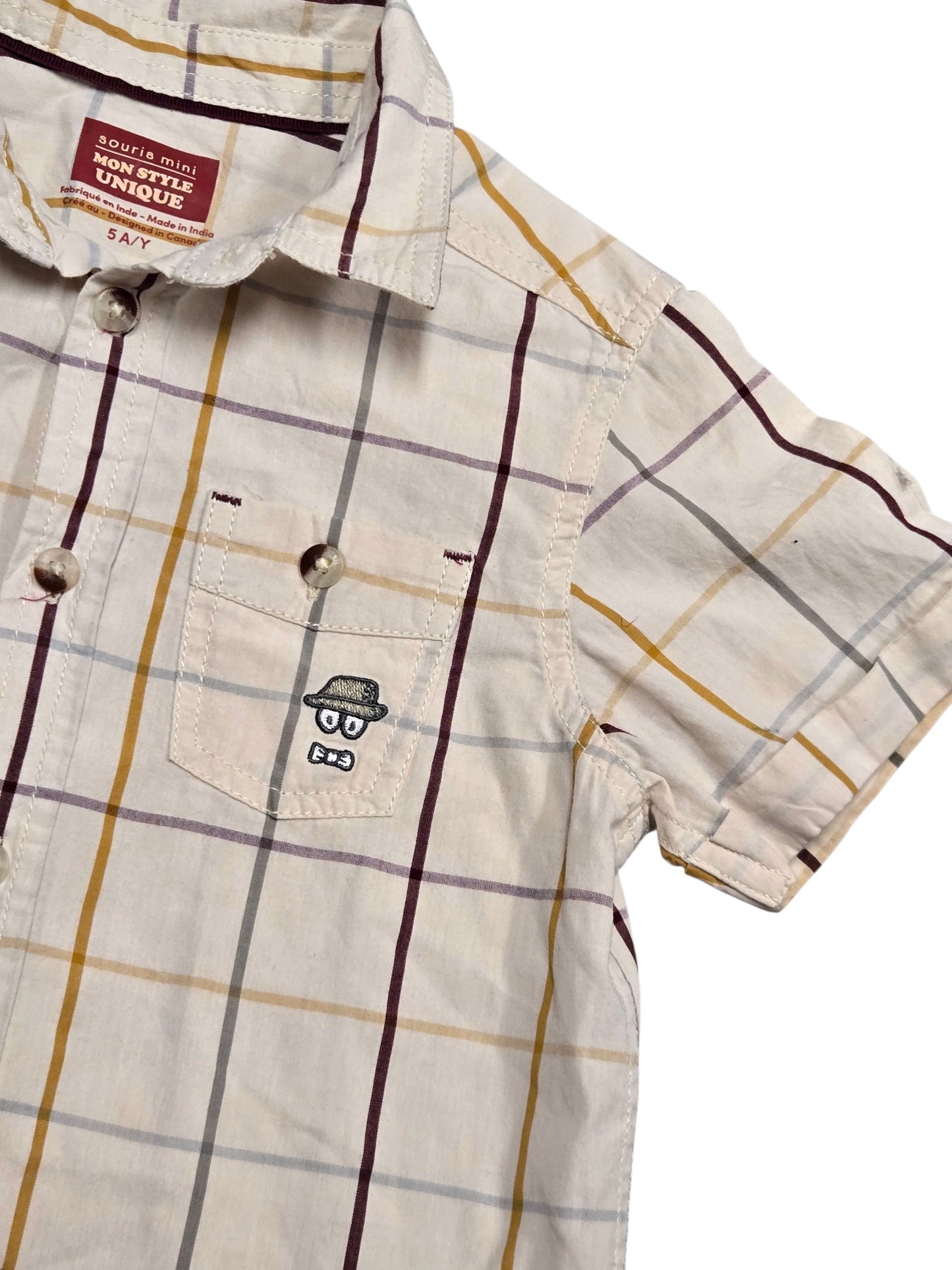 5ans Chemise SOURIS MINI
