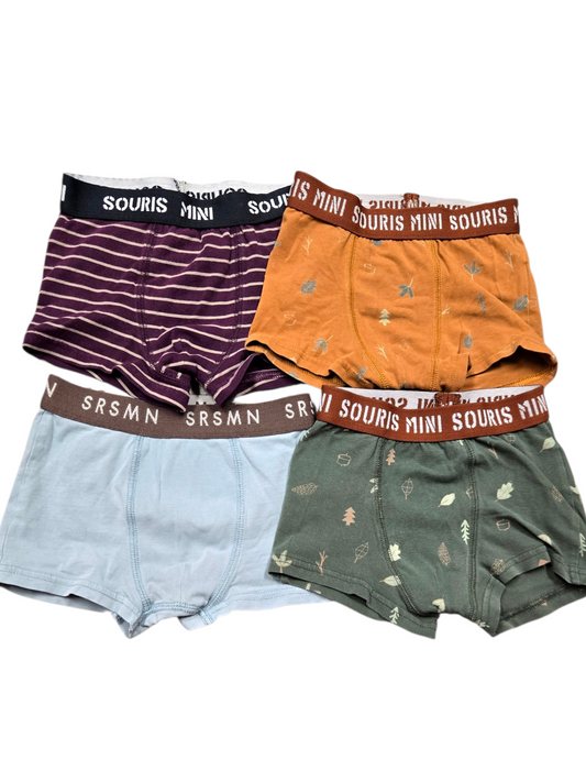 4-5ans Lot de 4 boxer SOURIS MINI