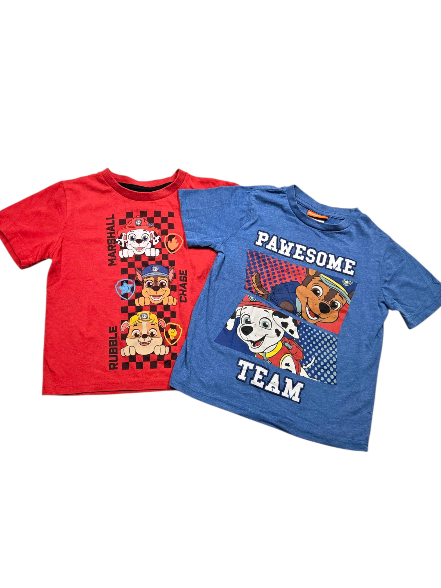 4-5ans Lot de 2 Tshirt PAT PATROUILLE