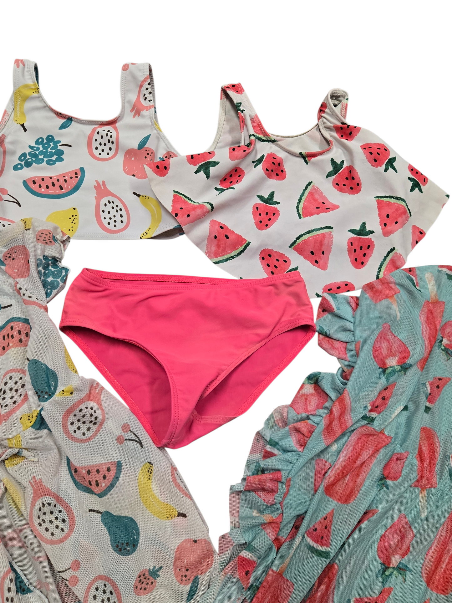 5ans lot de maillot+cache maillot