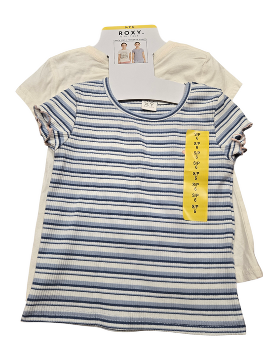 NEUF 6ans Lot de 2 Tshirt ROXY