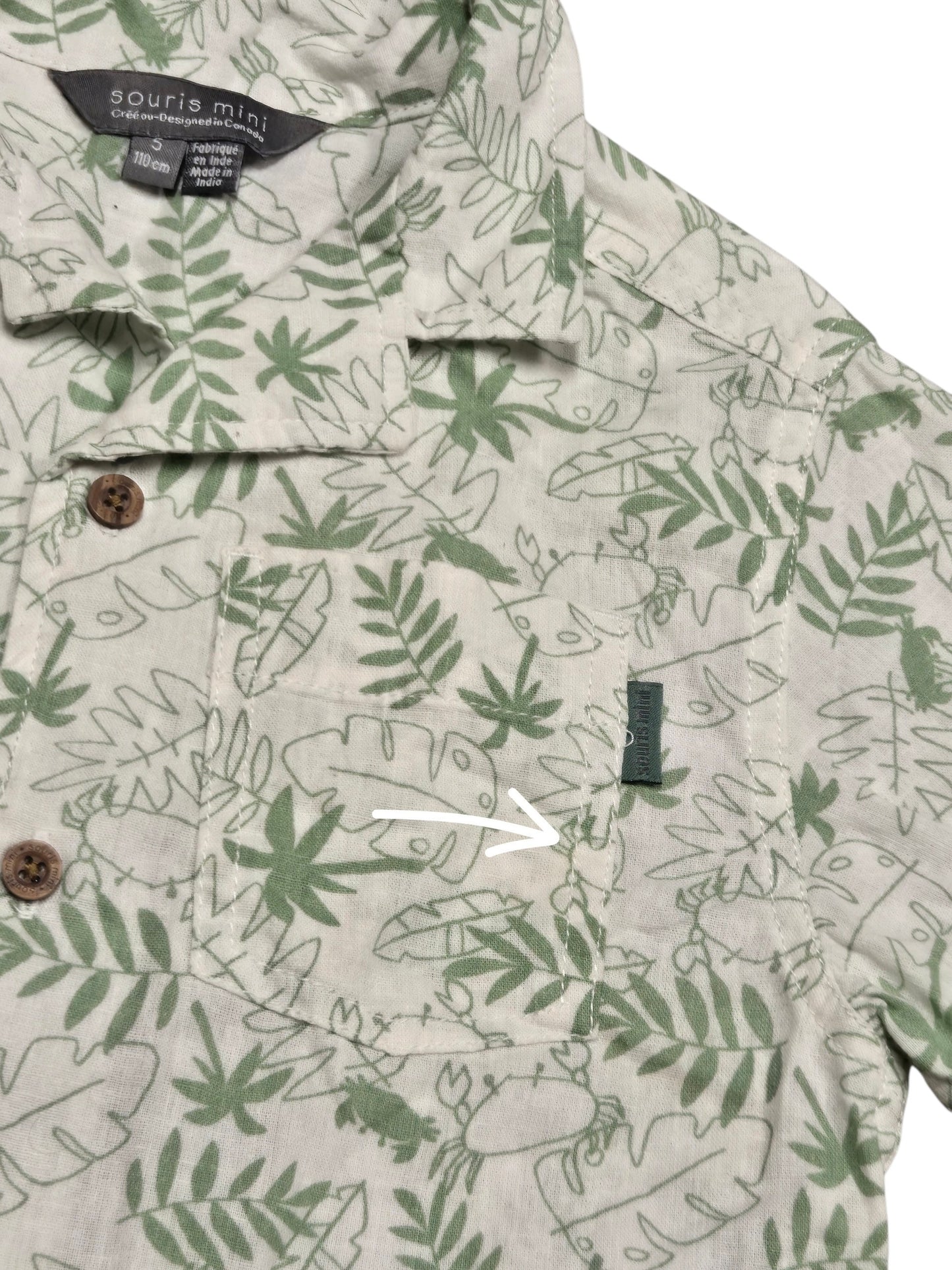 5ans Chemise SOURIS MINI