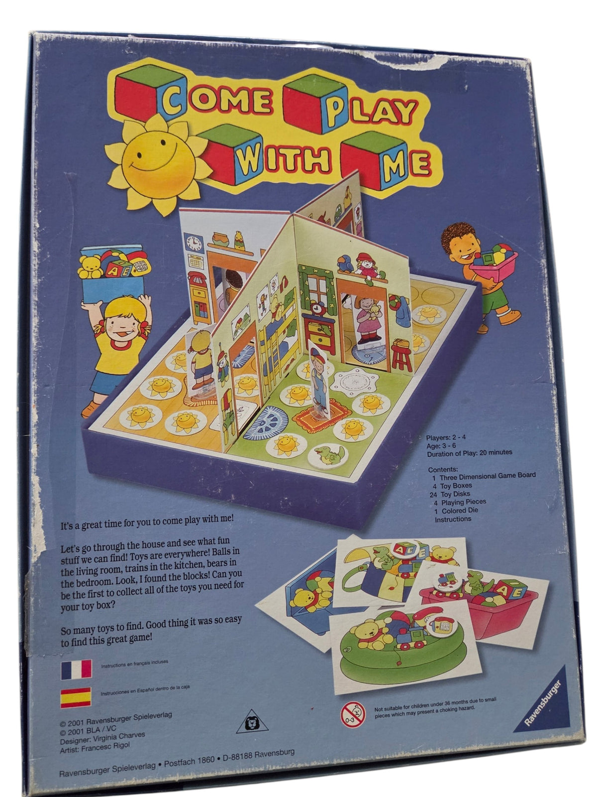 Jeux vintage 2001 Come play with me RAVENSBURGER
