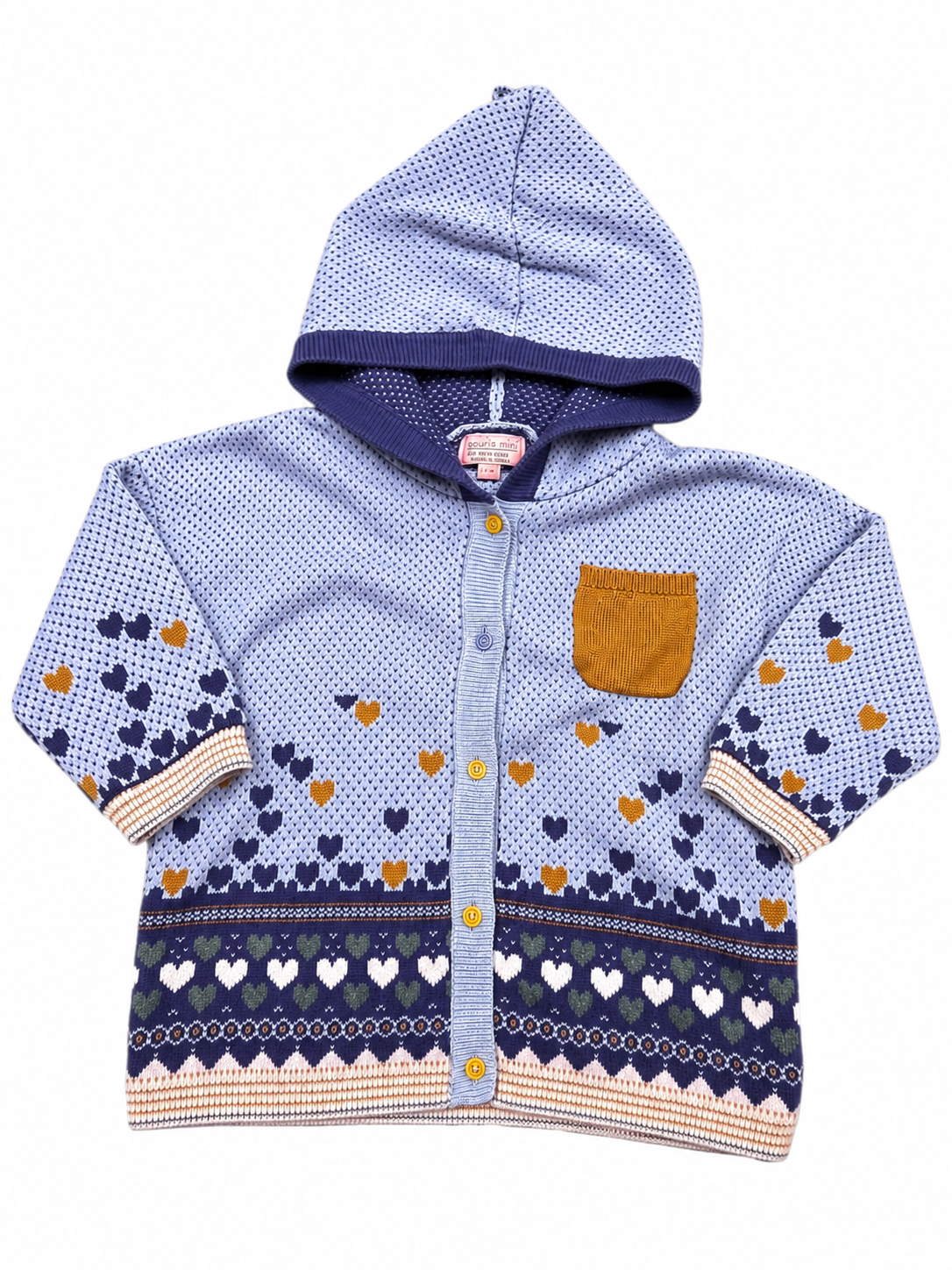 2-3ans Veste de tricot SOURIS MINI