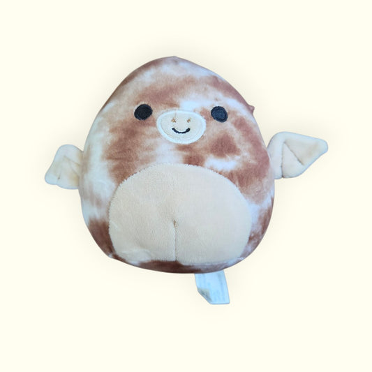 Peluche Squishmallows - Edmund le Ptérodactyle Marron Tie-Dye