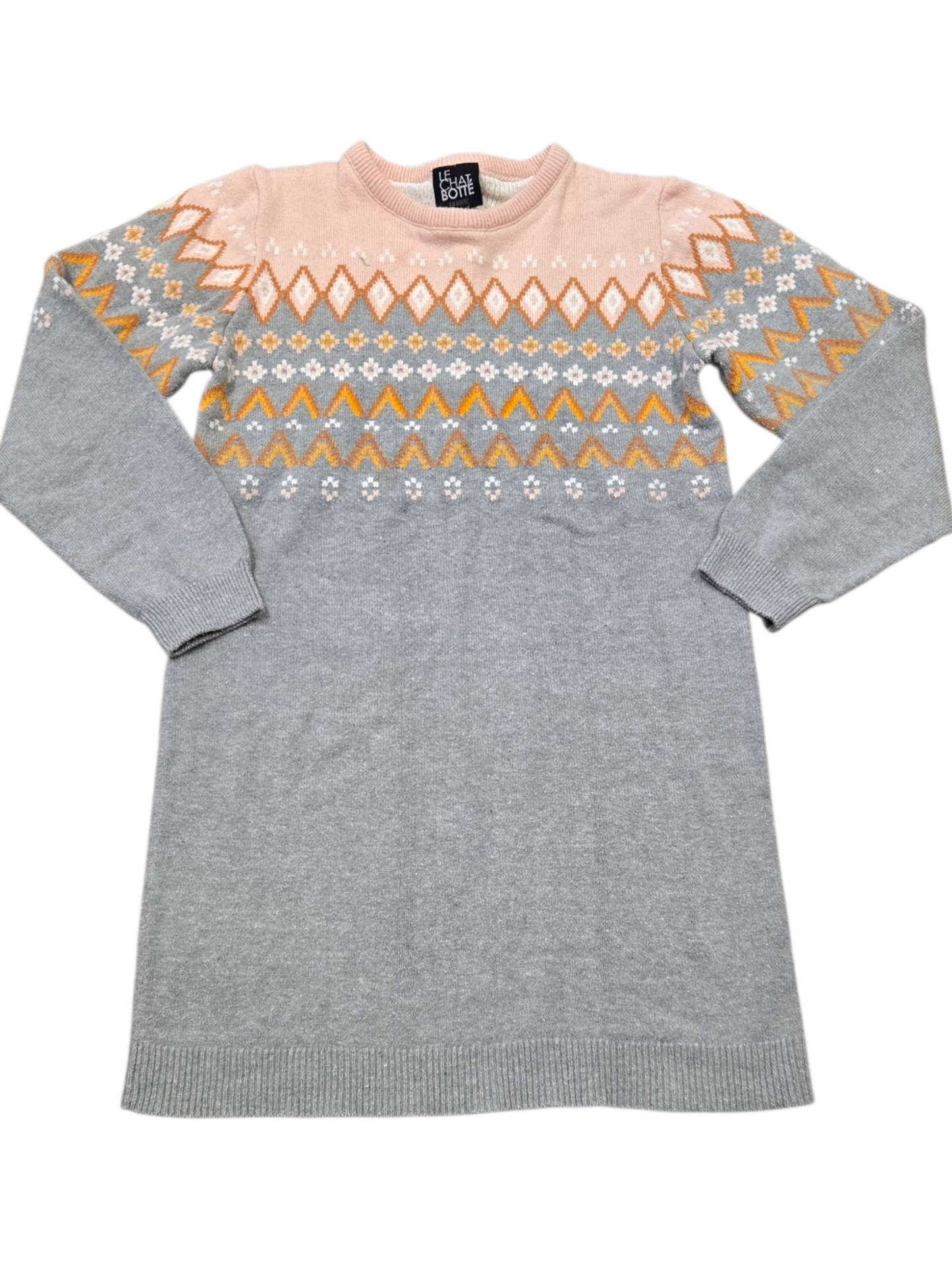 8ans Robe de tricot LE CHAT BOTÉ