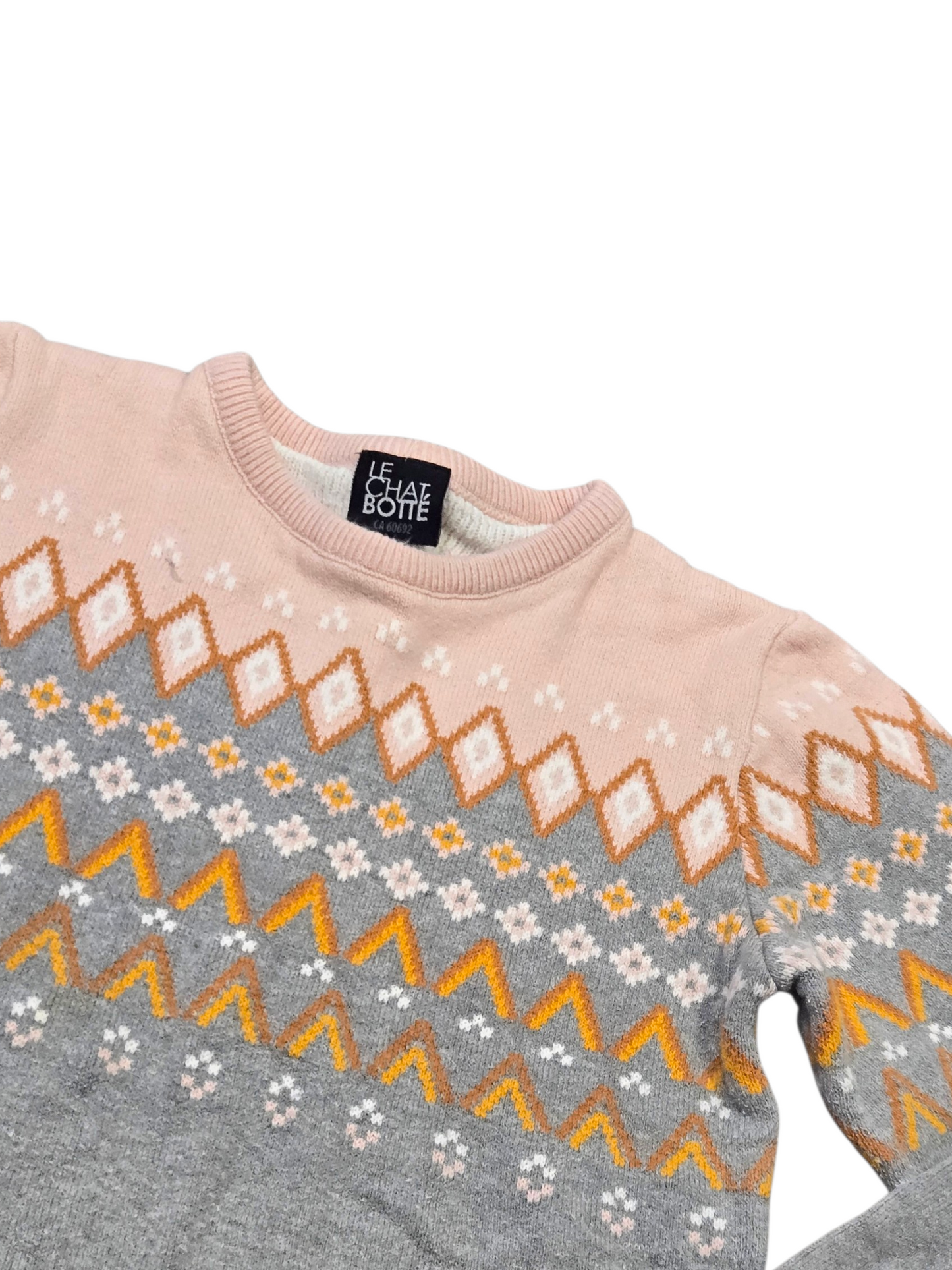 8ans Robe de tricot LE CHAT BOTÉ