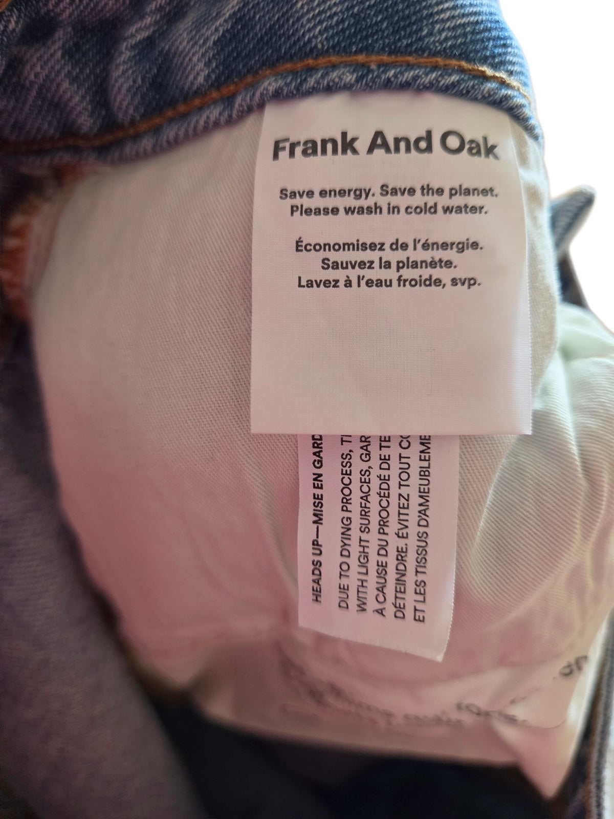 26us femme Jeans FRANK AND OAK